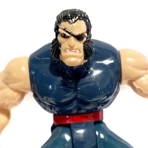 Vintage 1996 Marvel Wolverine X-Men Posable Action Figure Eye Patch Toy Brigade - Picture 5 of 16